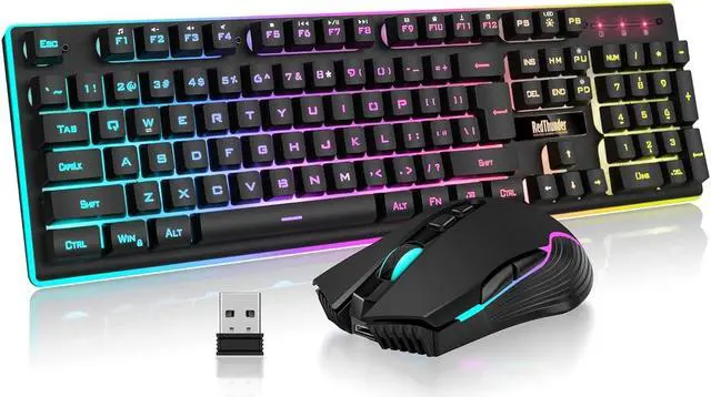 Red Thunder K10 Gaming Keyboard - Mechanical RGB Keyboard