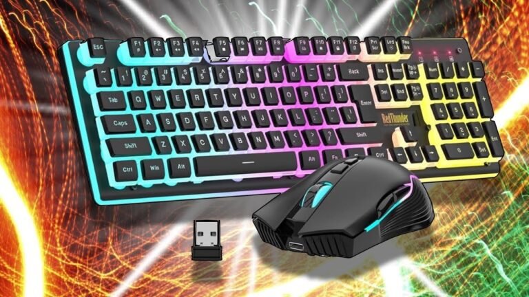 Red Thunder K10 Wireless Gaming Keyboard and Mouse Combo