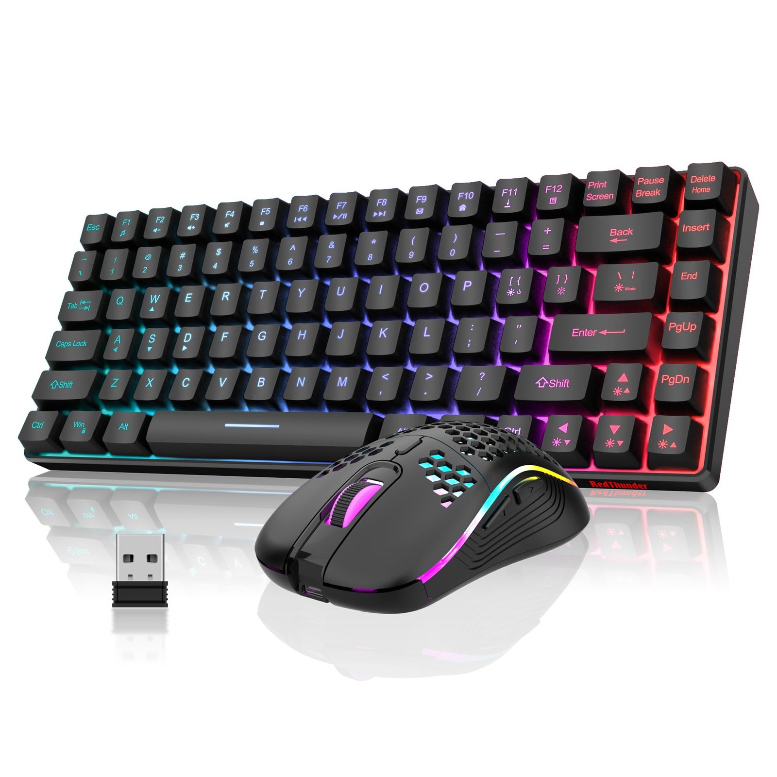 Red Thunder K84 Wireless Keyboard - Compact Mechanical Gaming Keyboard