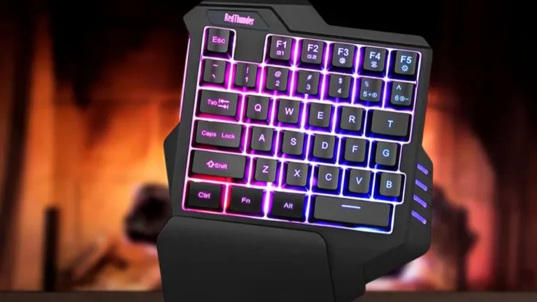 Red Thunder One-Handed Gaming Keyboard